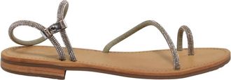 Les Tropeziennes Hodaxa Sandaal - Dames - Sandalen - Grijs - 41 EU - Leer - Schoenen