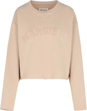 Maison Margiela Felpa di cotone nuda
