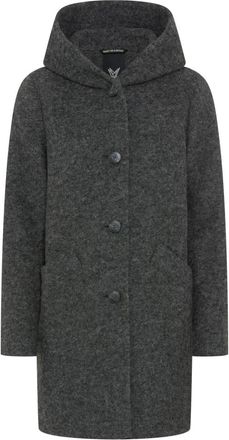 Fuchs Schmitt Gebreide korte jas - Heren - Mantel - Grijs - XL - Jassen