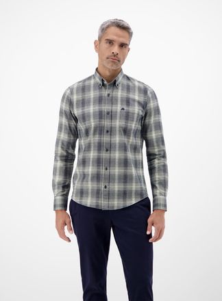 Lerros Flanellhemd LERROS Karierter Klassiker - das Flanelhemd, Damen, Gr. XXL, Normalgr&ouml;ssen, broken wei&szlig;, 100% Baumwolle, Hemden Flanellhemd