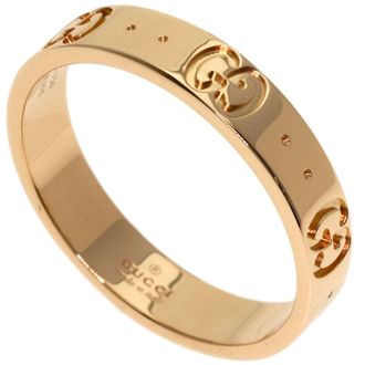 Gucci Icon Pink Gold (18K) Band Ring (Pre-Owned)