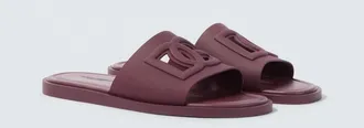 Dolce & Gabbana DG rubber slides