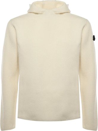 Moncler Hoodies & sweatvesten, Heren, Beige, XS, Wol, Hoodies