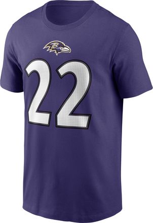 Nike Derrick Henry Baltimore Ravens Nike Mens NFL T-Shirt in Purple | N19952M8GF-Z95