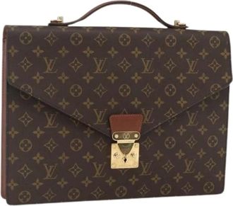 Louis Vuitton Pre-owned Handbags, female, Brown, Size: ONE SIZE Pre-owned Vintage Canvas Handbag