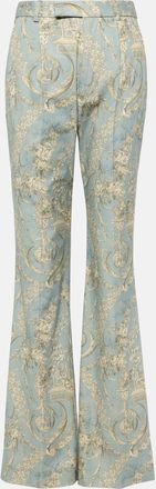 Vivienne Westwood Ray printed high-rise cotton flared pants