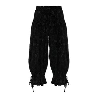 Ganni Pantaloni a pieghe - - Trousers - Donna - Nero - S