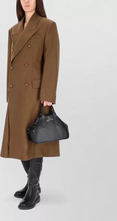 Vivienne Westwood winston long coat structured shoulders buttons