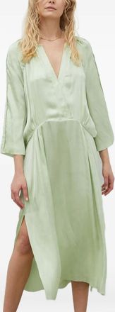 Day Birger Et Mikkelsen Abito midi Tess con scollo a V - Verde