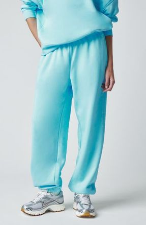Florence By Mills Cotton Blend Boyfriend Joggers in Tropical Blue at Nordstrom, Size Xx-Large