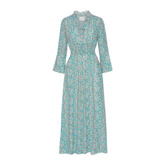 Americandreams Sally Lange Jurk - Dames - Maxi kleedjes - Veelkleurig - S - Kleedjes