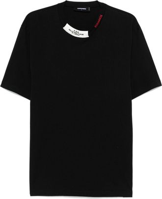 Dsquared2 T-shirt con ricamo - Nero