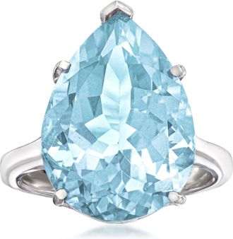 Ross-Simons Sky Blue Topaz Ring in Sterling Silver