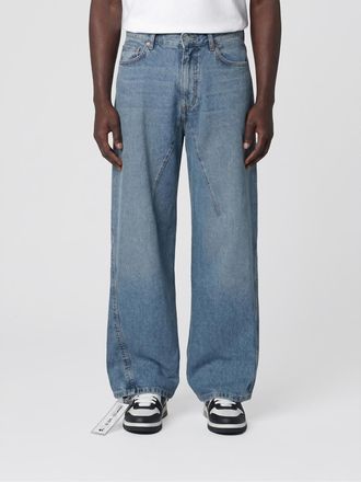Off-white Jeans a gamba larga Off-White in denim