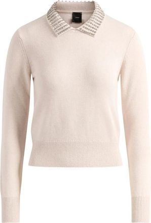 Pinko Pinko, Truien & Vesten, Dames, Beige, M, Wol, Ventotene Sweater