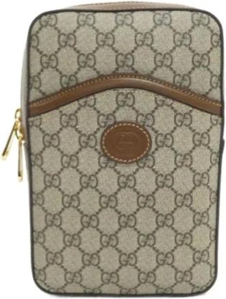 Gucci Pre-owned Cross Body Bags, female, Brown, Size: ONE SIZE Pre-owned Fabric gucci-bags