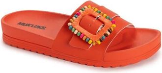 Muk Luks Womens Grand Colette Sandal in Spicey Orange at Nordstrom, Size 10