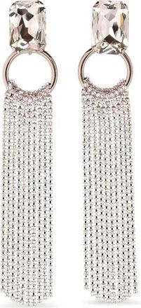 Alessandra Rich Orecchini con cristalli - Oro