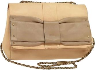 Chlo&eacute; Pre-owned Shoulder Bags, female, Beige, Size: ONE SIZE Pre-owned Shoulder Bag