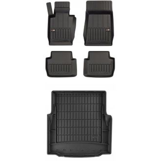 OEM Set 3d Alfombrillas De Goma Y Tapete Bmw Serie 3 E46 Sed&aacute;n Xdrive 1998-2005