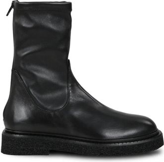 Guglielmo Rotta Krems Enkellaarzen - Dames - Enkellaarsjes - Zwart - 36 EU - Leer - Schoenen