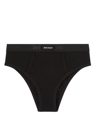 Palm Angels Logo Cotton Coulottes-Donna