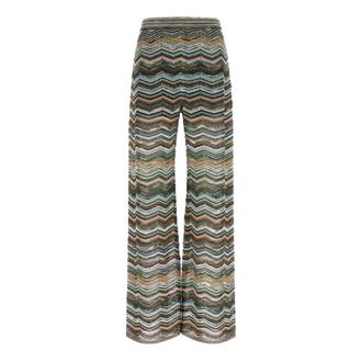Missoni Dames, Broeken, Veelkleurig, Maat: S Viscose