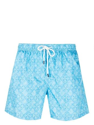 Fedeli Madeira swim shorts - men - Recycled Polyester - XXXL - Blue