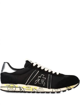 Premiata Womens Lucy D 7760 Lace-Up Sneakers In Black