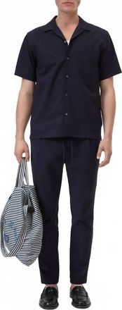 Closed Short Sleeve Shirt In Dark Night