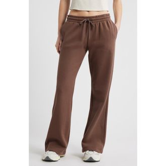 BP. Baggy Flare Leg Sweatpants in Brown Quartz at Nordstrom, Size Xx-Small