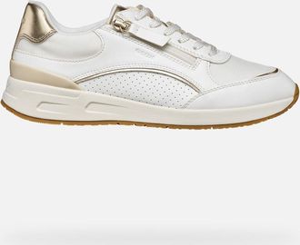 Geox Scarpe Bulmya Donna Bianco/oro Chiaro