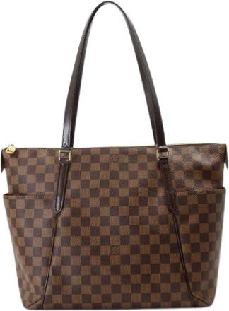 Louis Vuitton Pre-owned Tote Bags, female, Brown, Size: ONE SIZE Pre-owned Totally MM Tote Bag