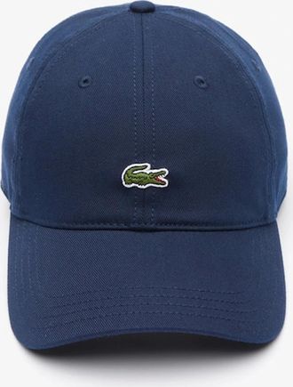 Lacoste Mens Lacoste Cotton Twill Cap - Navy