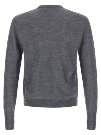 Maryya Merino Wool, Silk and Cashmere Blend Sweater - Gray