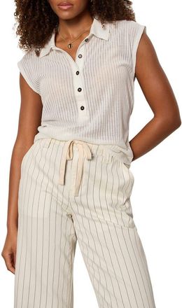 Sanctuary Everyday Muse Collared Top in Chalk White at Nordstrom, Size X-Small