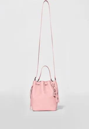 Alo Mini Balance Bag in Vintage Pink Leather