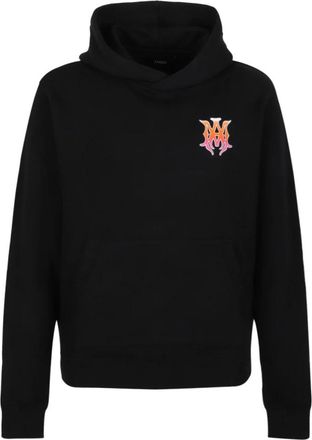 Amiri Hoodies & sweatvesten, Heren, Zwart, XL, Katoen, Logo-Print Katoenen Hoodie