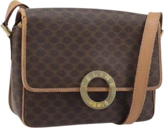 Celine Pre-owned Vintage Schoudertas - Dames - Vintage Schoudertas - Bruin - ONE Size - Leer - Vintage