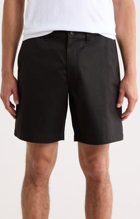 Rag & Bone Haydon Cotton Chino Shorts in Black at Nordstrom Rack, Size 31