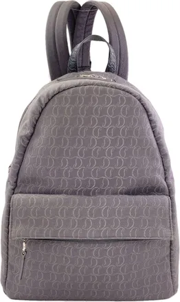Christian Louboutin Gray Canvas Backpack (Pre-Owned)