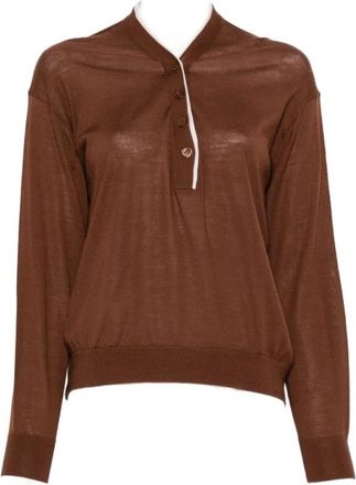 Semicouture Donna, Maglie, Marrone, S, new