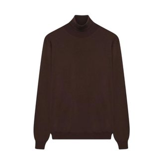 Lardini Maglione a collo alto - - Knitwear - Uomo - Marrone - L