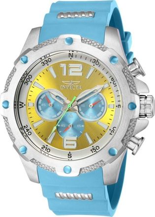 Invicta I-Force Chronograph GMT Quartz Gold Dial Mens Watch 43005