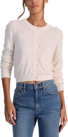 Alice & Olivia Alice + Olivia Dollie Embellished Cashmere-Blend Cardigan