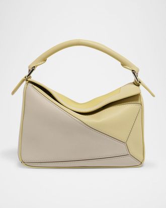 Loewe x Albers Puzzle Square Shoulder Bag in Leather