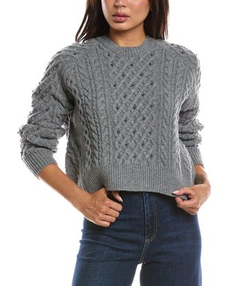 Rag & Bone Rag & Bone Liz Beaded Wool Sweater