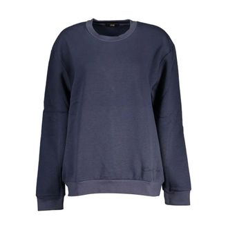 Cavalli Sweatshirts - Dames - Sweatshirts - Blauw - XL - Katoen - Hoodies & sweatvesten