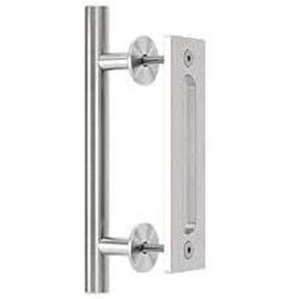 OEM Manija Para Puerta De Granero, Xu, Manija Para Puerta Corrediza, Manija De Puerta, Manija Para Puerta Corrediza, Plata -- Crezuo