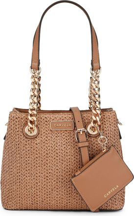 Carvela Womens Mini Cammie 3 Bag - Tan Fabric - One Size